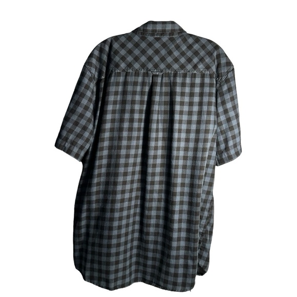 Fox Racing Short Sleeve Plaid Button Down Shirt XXL - Picture 2 of 11